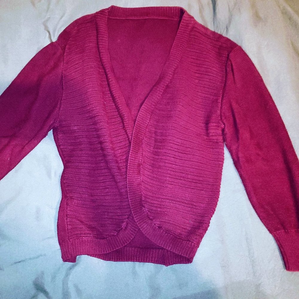Burgundy Sweater